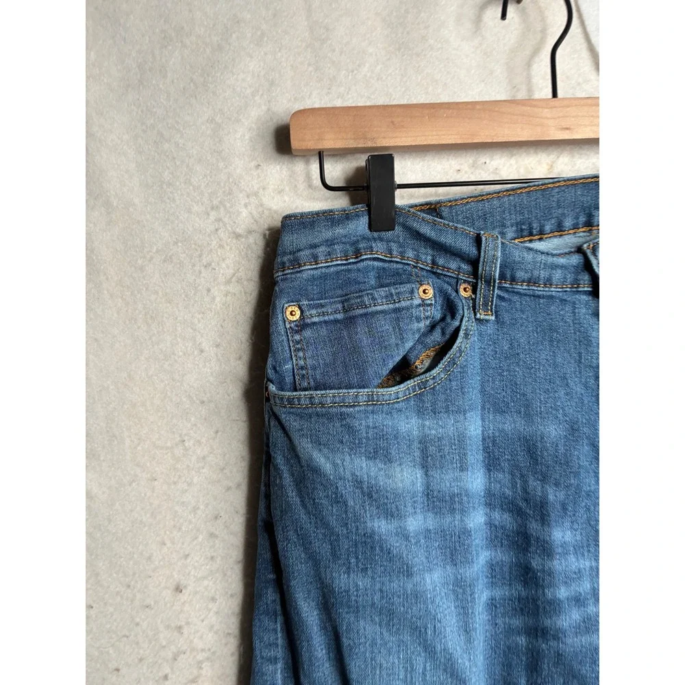 Levis 559 Relaxed Straight Jeans Mens 36x32 Medium Wash Blue Denim 00559-0463